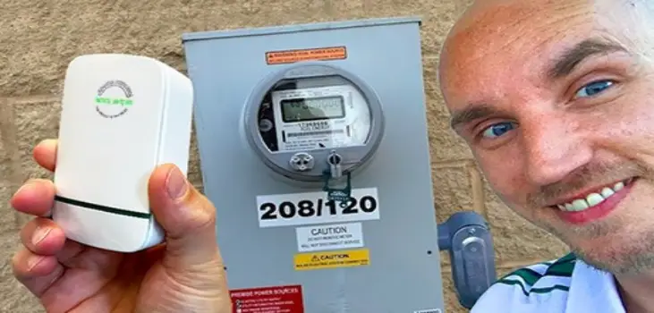 man smiling cause with WattSaver has reduced his elctricity consumption